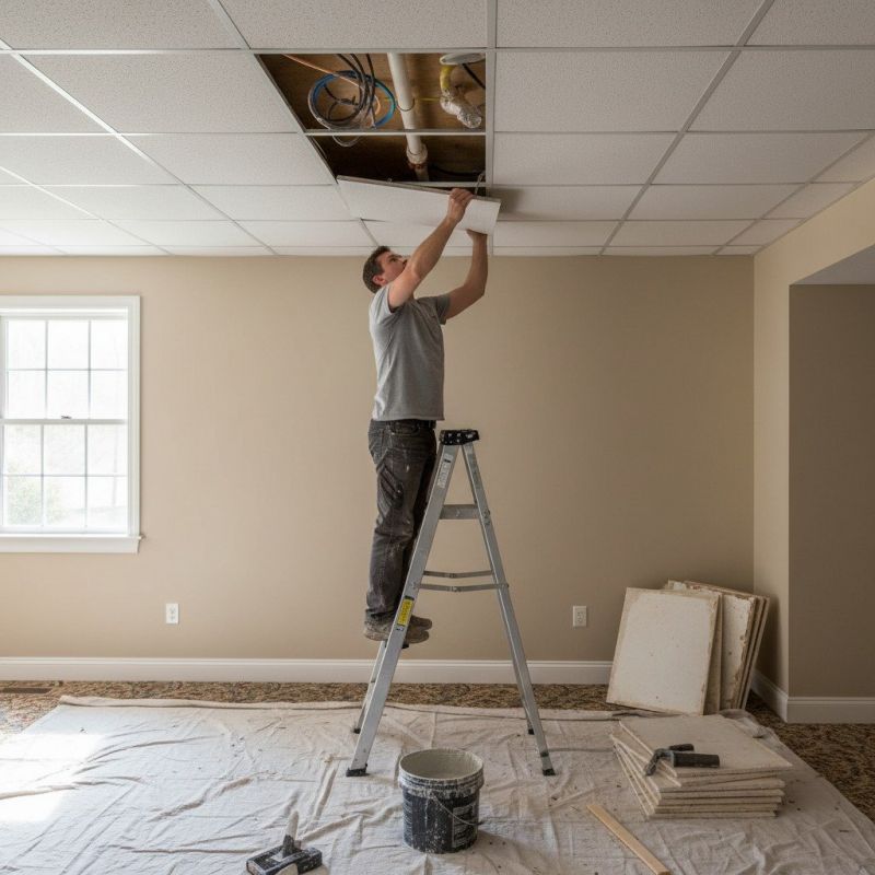 Ceiling Tile Installation