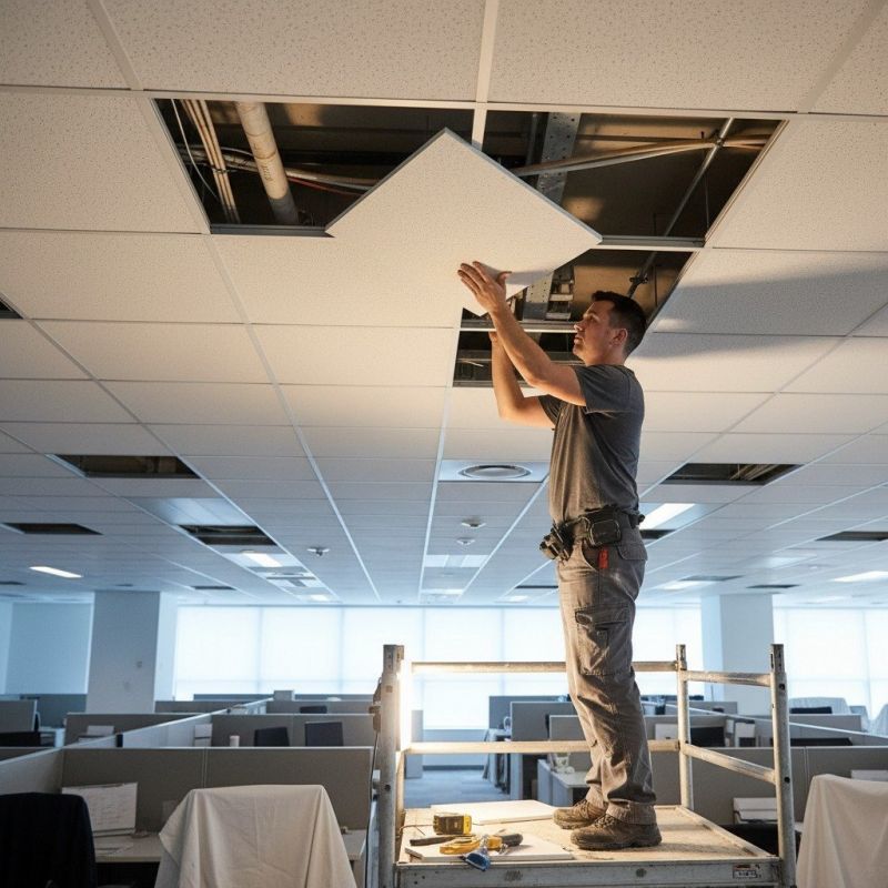 Ceiling Tile Installation