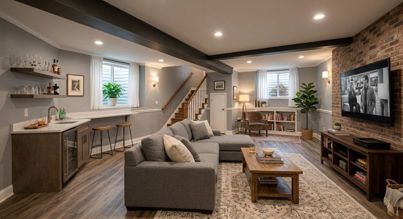 Basement Conversion in Alpharetta, GA