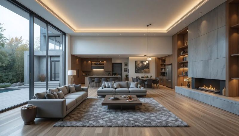Living Room Renovation in Conroe, TX