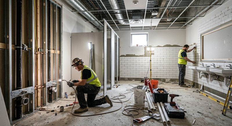 Office Restroom Renovation in Summerville, SC