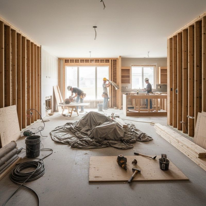 Stairwell Renovation in Conroe, TX