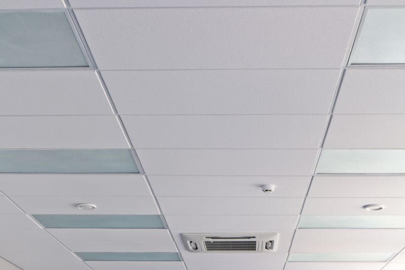 Ceiling tiles effectively hide unsightly wiring, ductwork, and structural flaws